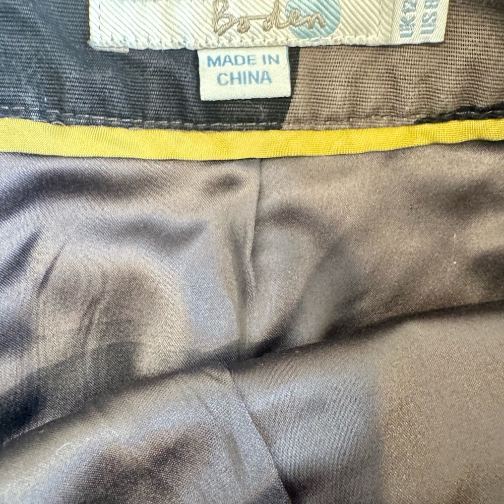 Boden Black and Taupe Circle Pencil Skirt - Picture 2 of 5